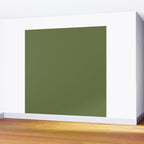 Olive Green Solid Mod Color Wall Mural Gallery Image 2