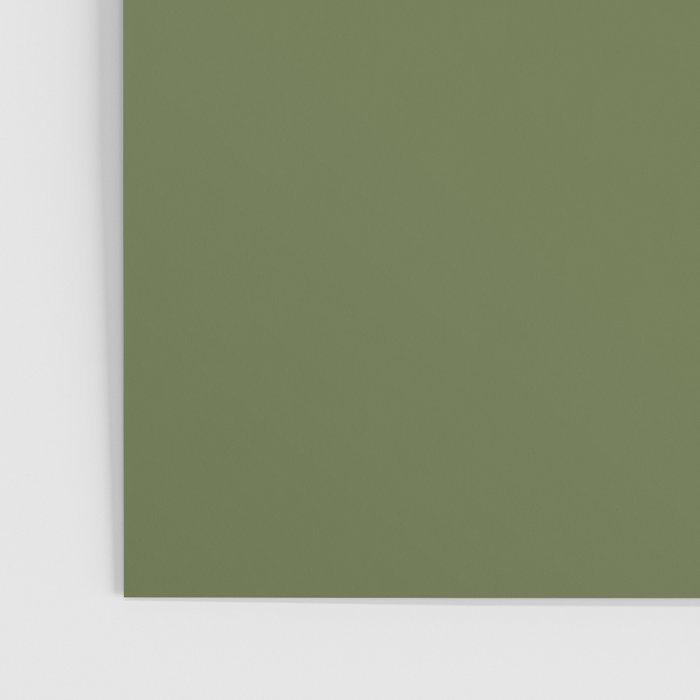 Olive Green Solid Mod Color Poster Gallery Image 3