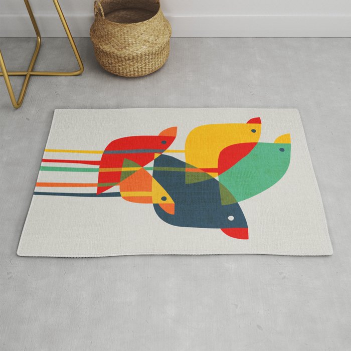 Little birds Rug Gallery Image 1