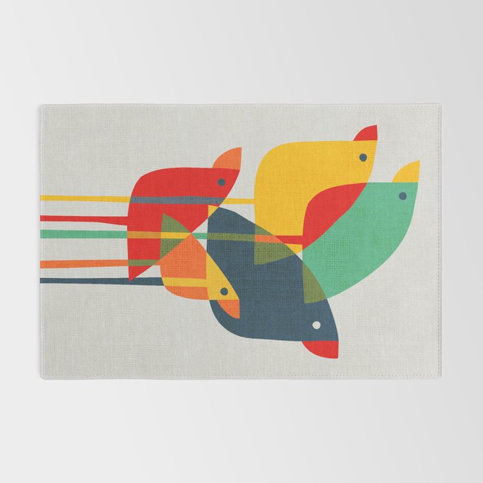 Little birds Rug Gallery Image 2