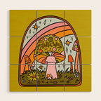 Taurus Mushroom Wood Wall Art Gallery Image 1