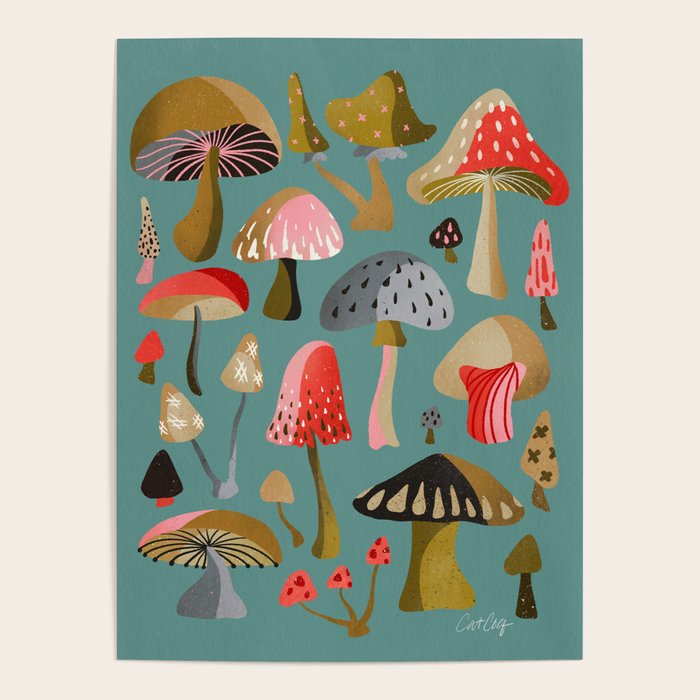 Mushroom Collection - Mint Poster Gallery Image 4