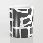abstract-black and white Coffee Mug Gallery Image 4