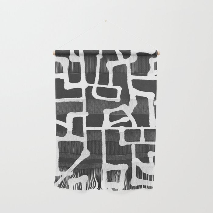 abstract-black and white Wall Hanging Gallery Image 1