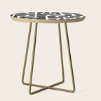 abstract-black and white Side Table Gallery Image 1