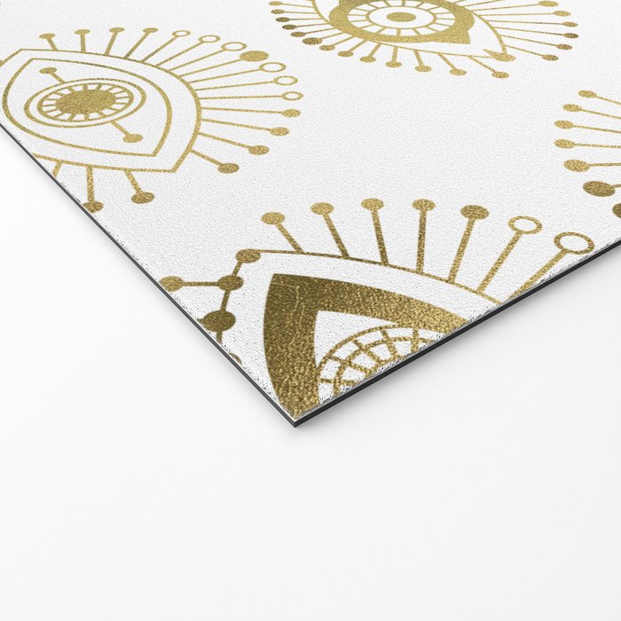 Evil Eyes - Gold Palette Welcome Mat Gallery Image 2