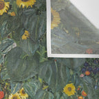 Farm Garden with Sunflowers (Bauerngarten mit Sonnenblumen) by Gustav Klimt Wall Tapestry Gallery Image 3