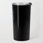 Minimalist Waves on a black sand beach in Iceland - Landscape Photography Travel Mug Gallery Image 2