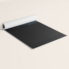 Minimalist Waves on a black sand beach in Iceland - Landscape Photography Yoga Mat Gallery Image 2