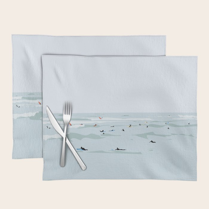 Tiny Surfers in Lima Placemat Gallery Image 1