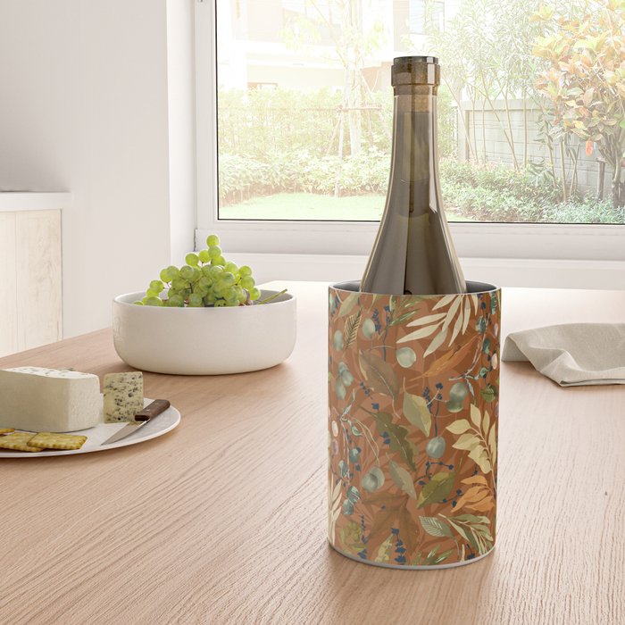 Autumn leafy wild forest B Wine Chiller Gallery Image 4