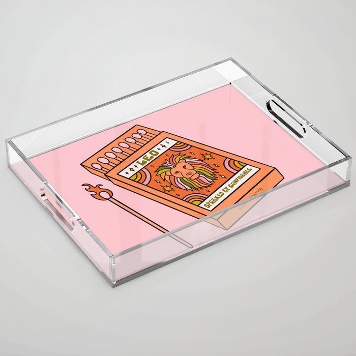 Leo Matchbox Acrylic Tray Gallery Image 1