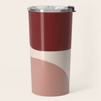 Modern Minimal Arch Abstract LXXXV Travel Mug Gallery Image 2