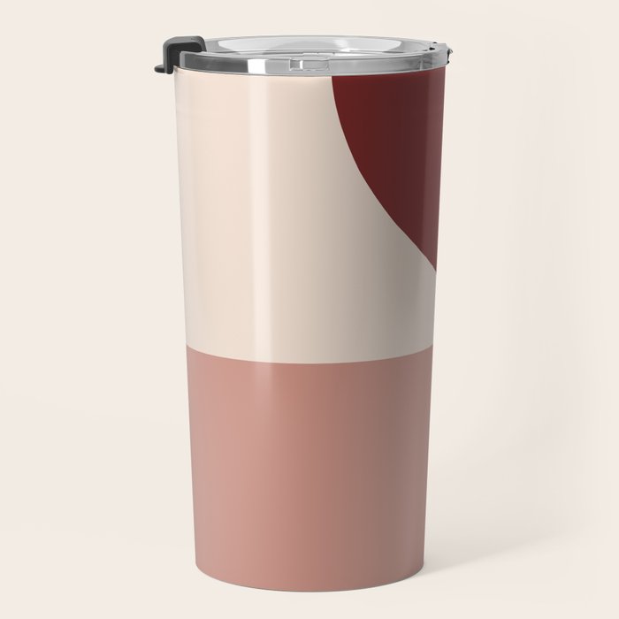 Modern Minimal Arch Abstract LXXXV Travel Mug Gallery Image 3