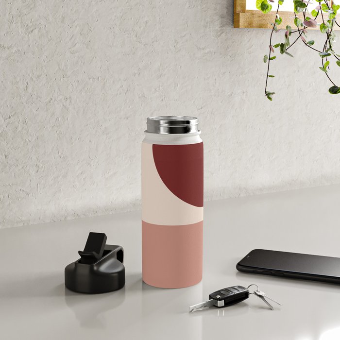 Modern Minimal Arch Abstract LXXXV Water Bottle Gallery Image 4