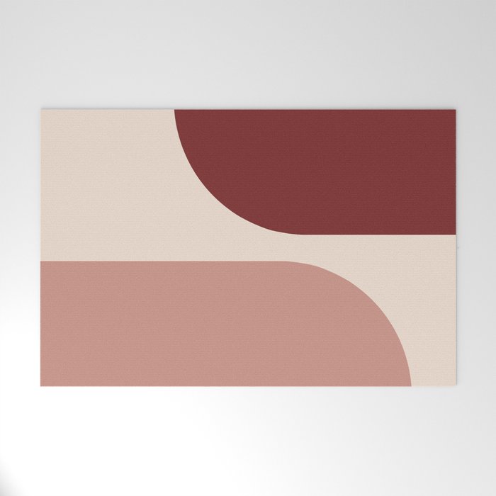 Modern Minimal Arch Abstract LXXXV Welcome Mat Gallery Image 1