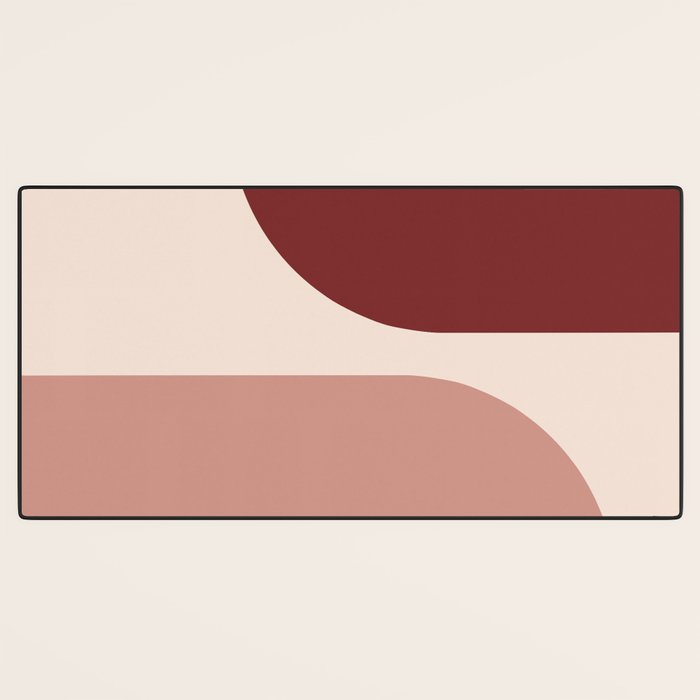 Modern Minimal Arch Abstract LXXXV Desk Mat Gallery Image 3