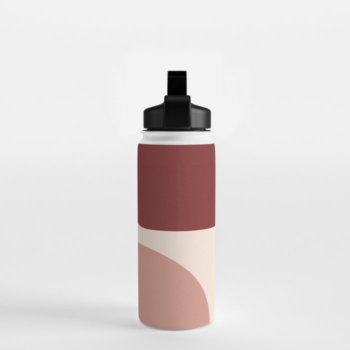Modern Minimal Arch Abstract LXXXV Water Bottle Gallery Image 2