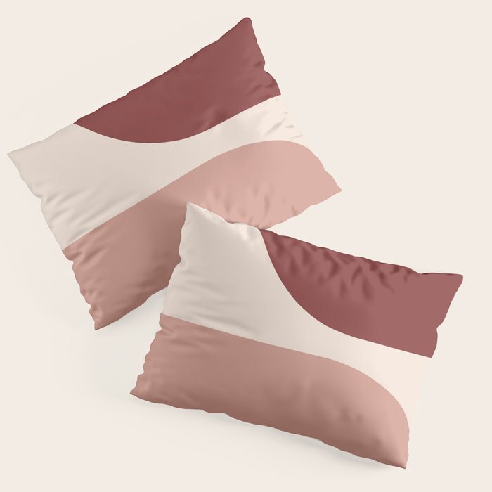 Modern Minimal Arch Abstract LXXXV Pillow Sham Gallery Image 3