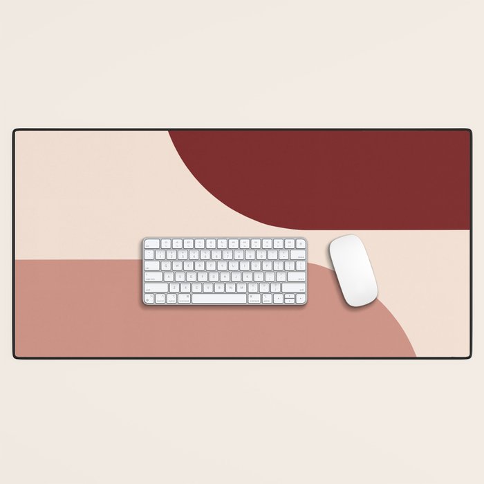 Modern Minimal Arch Abstract LXXXV Desk Mat Gallery Image 1