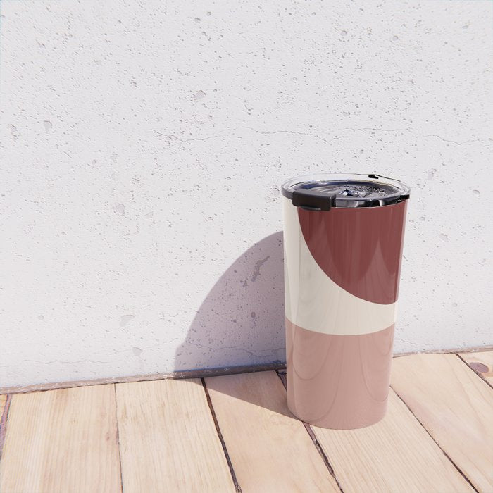 Modern Minimal Arch Abstract LXXXV Travel Mug Gallery Image 4
