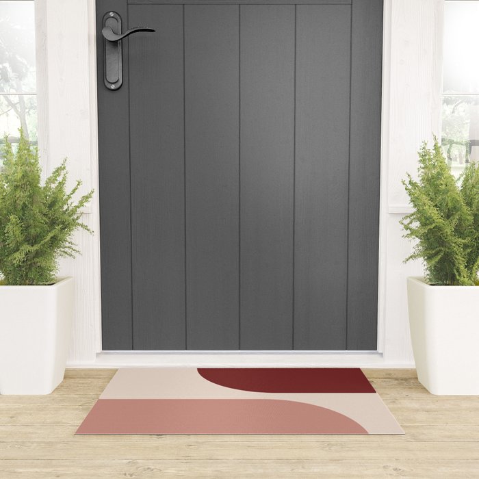 Modern Minimal Arch Abstract LXXXV Welcome Mat Gallery Image 3