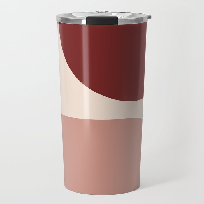 Modern Minimal Arch Abstract LXXXV Travel Mug Gallery Image 1