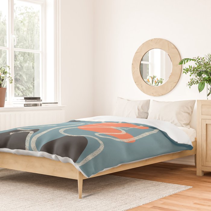 Organic Minimalist Layers 5 Duvet Cover Gallery Image 2