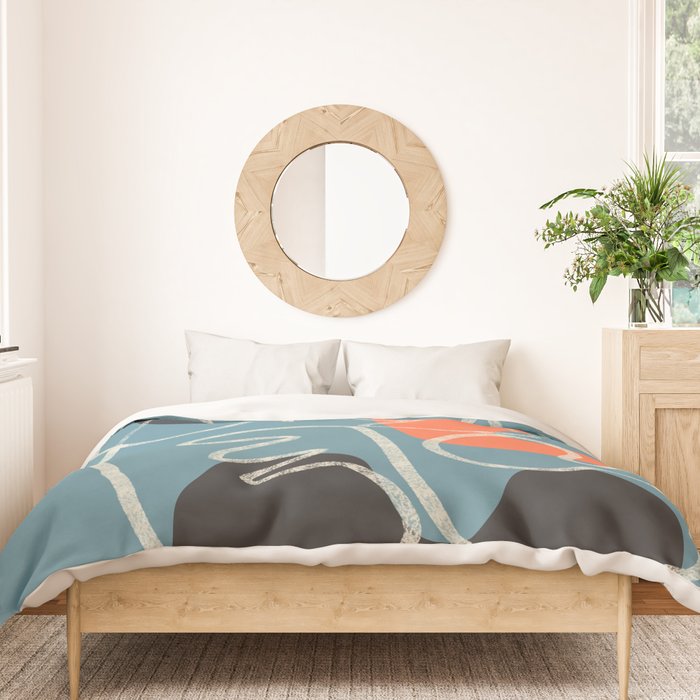 Organic Minimalist Layers 5 Duvet Cover Gallery Image 3