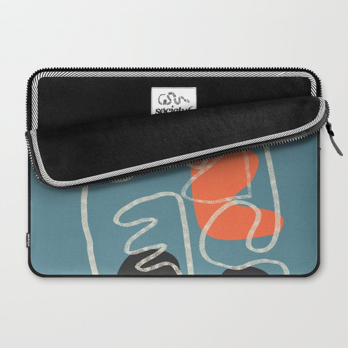 Organic Minimalist Layers 5 Laptop Sleeve Gallery Image 2