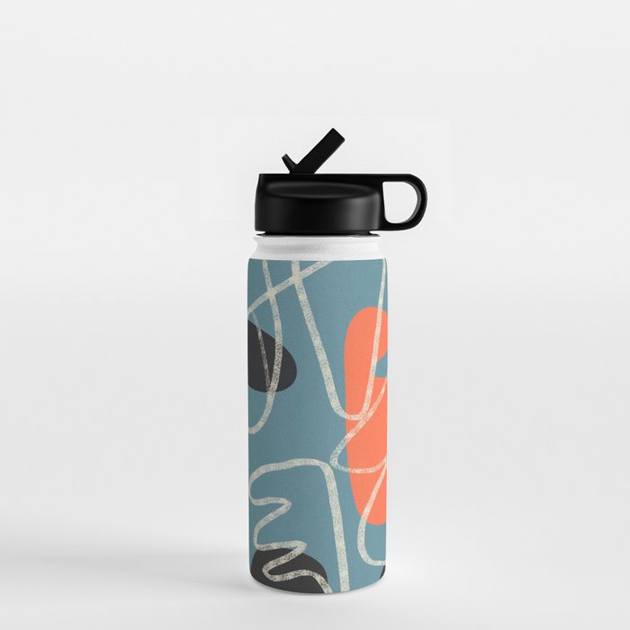Organic Minimalist Layers 5 Water Bottle Gallery Image 1