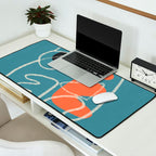 Organic Minimalist Layers 5 Desk Mat Gallery Image 2