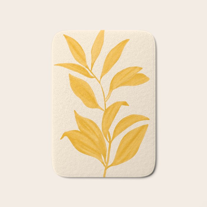 Abstract Art /Minimal Plant 80 Bath Mat Gallery Image 1