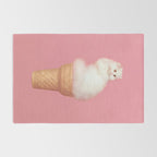 Cat Ice Cream - Pink Rug Gallery Image 2