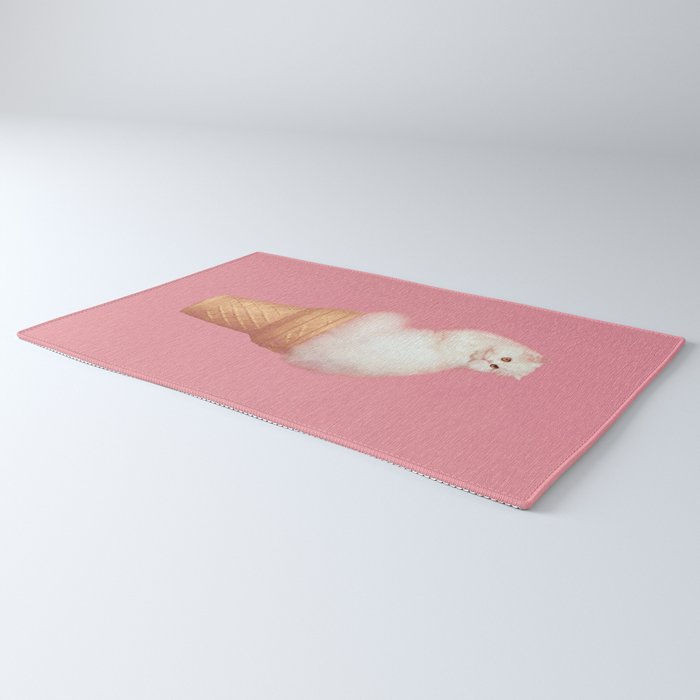 Cat Ice Cream - Pink Rug Gallery Image 3