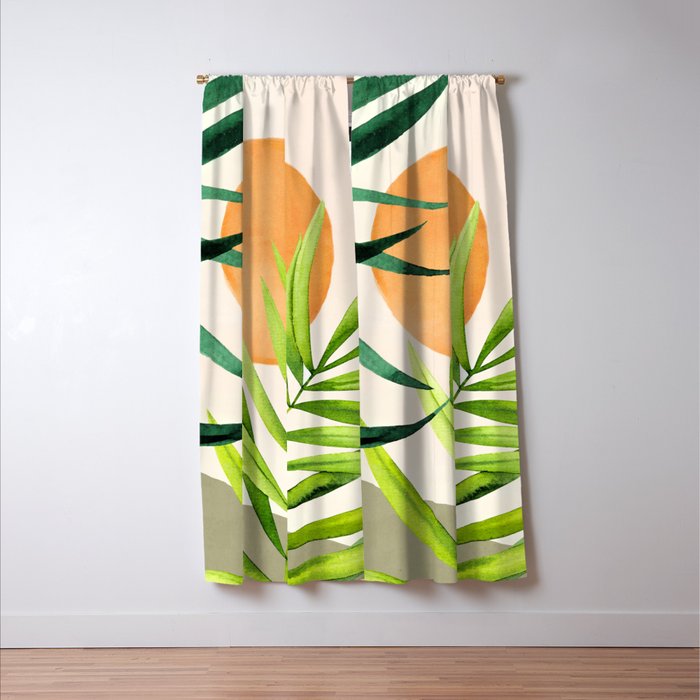 tropical sun Window Curtain Gallery Image 3