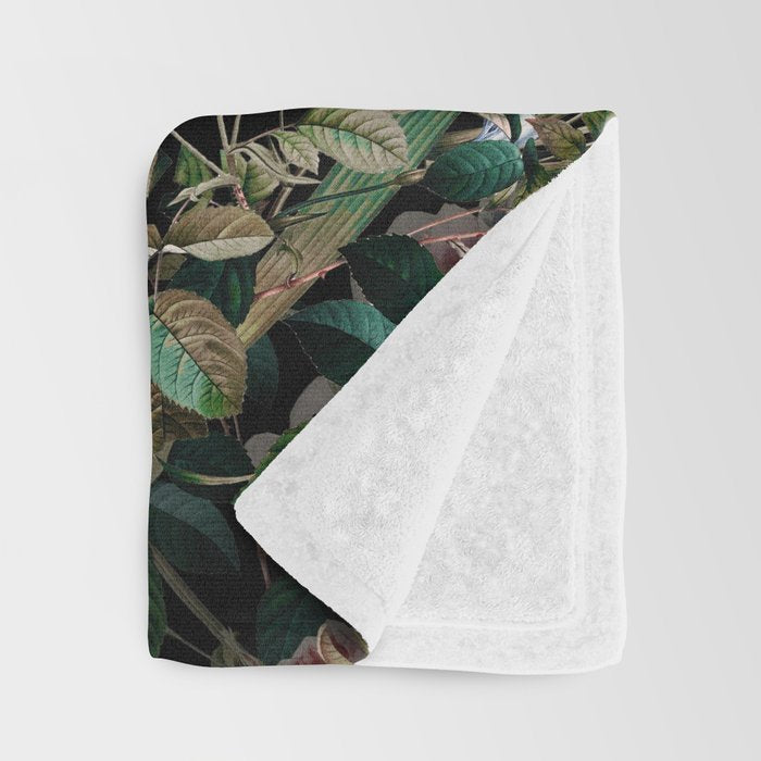 Dark Garden Throw Blanket Gallery Image 3
