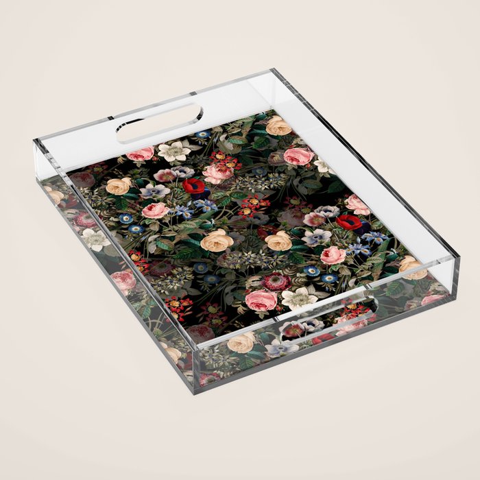 Dark Garden Acrylic Tray Gallery Image 1