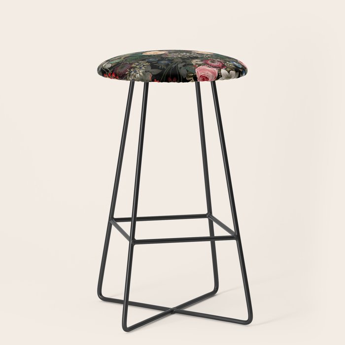 Dark Garden Stool Gallery Image 1