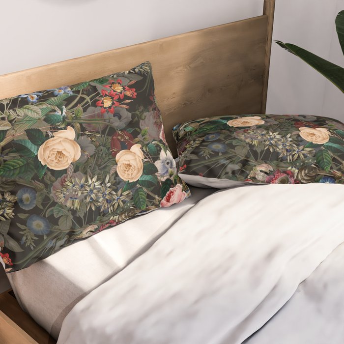 Dark Garden Pillow Sham Gallery Image 2