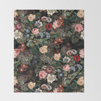 Dark Garden Throw Blanket Gallery Image 2