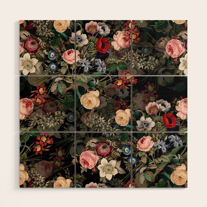 Dark Garden Wood Wall Art Gallery Image 1