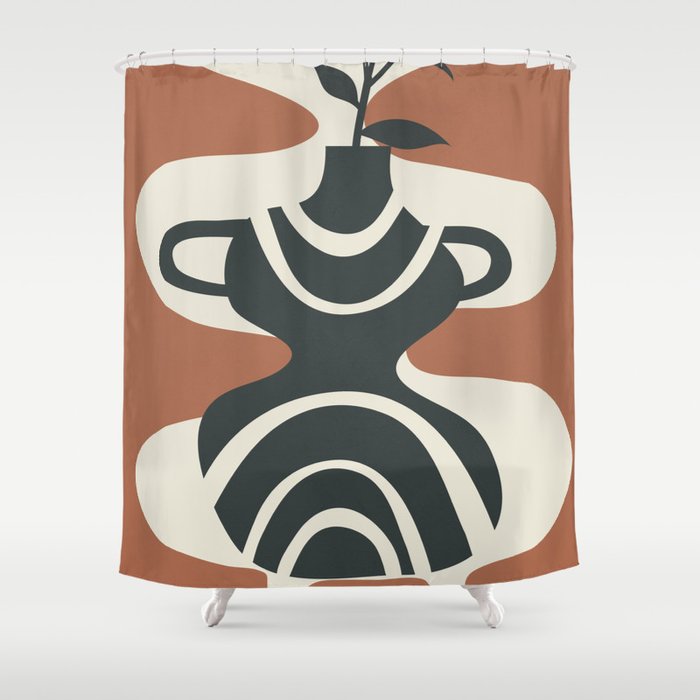 Vase of Tranquility 7 Shower Curtain Gallery Image 1
