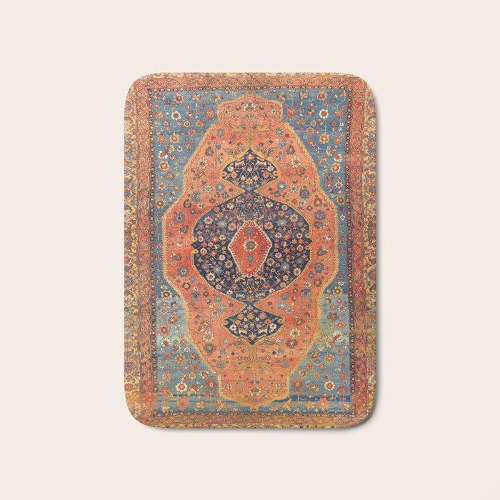Northwest Persian Antique Carpet Print Bath Mat Gallery Image 1