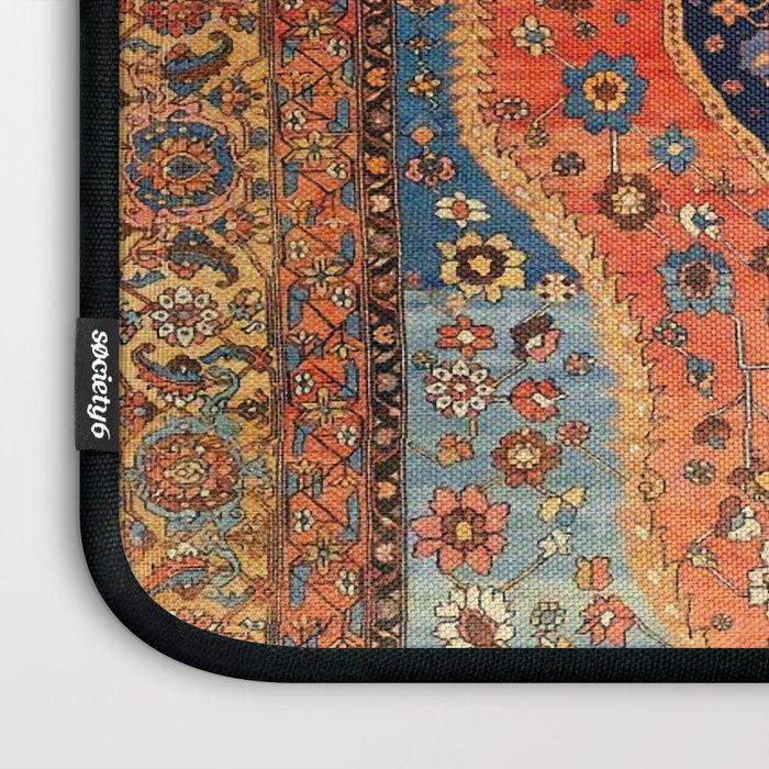 Northwest Persian Antique Carpet Print Laptop Sleeve Gallery Image 3