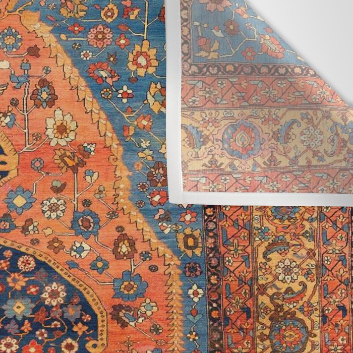 Northwest Persian Antique Carpet Print Wall Tapestry Gallery Image 3