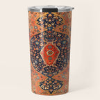 Northwest Persian Antique Carpet Print Travel Mug Gallery Image 1