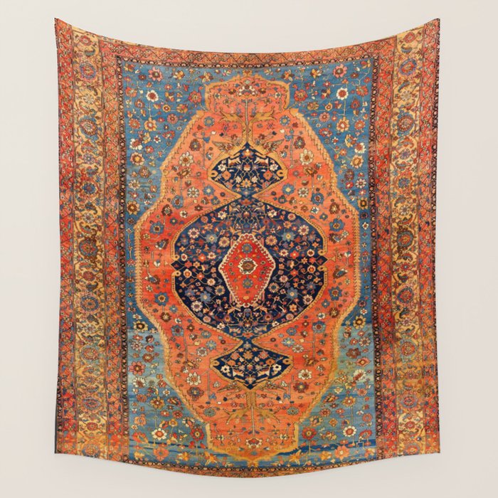 Northwest Persian Antique Carpet Print Wall Tapestry Gallery Image 4