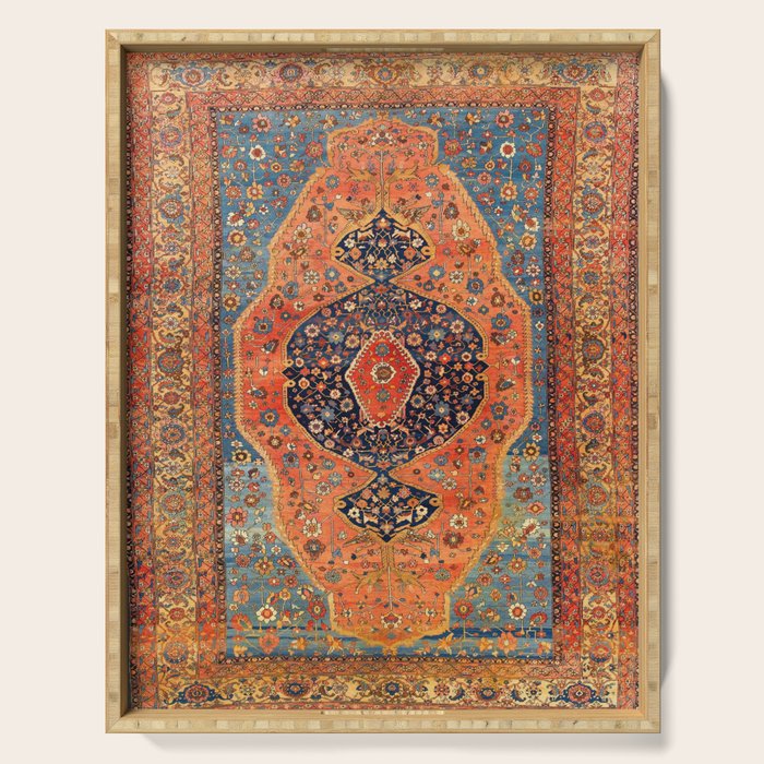 Northwest Persian Antique Carpet Print Serving Tray Gallery Image 1