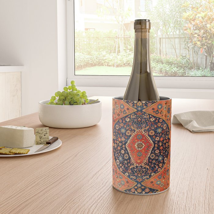 Northwest Persian Antique Carpet Print Wine Chiller Gallery Image 4